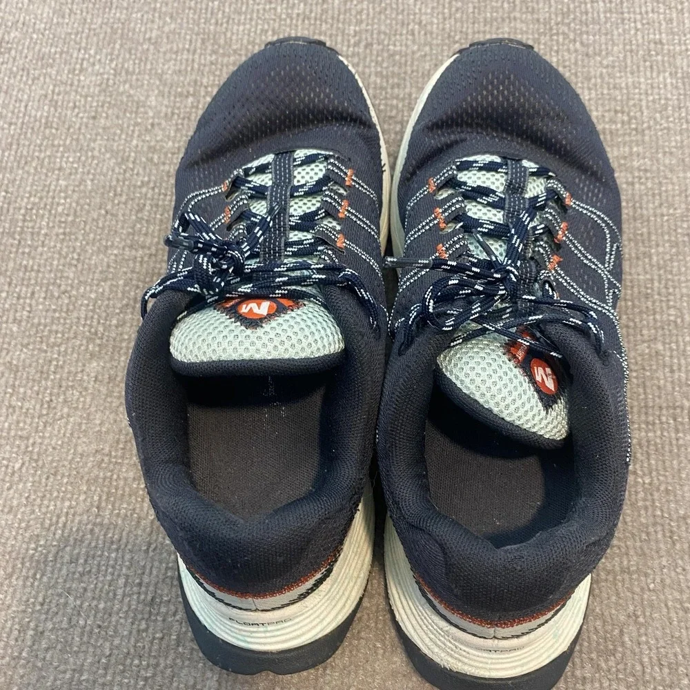 Merrell Shoes Womens Size 8 Blue Mesh FloatPro Cushioned Trail Sneakers J06816